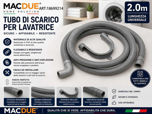 Tubo di Scarico per Bavatrice