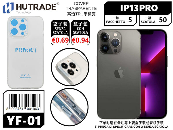 COVER TRASPARENTE IP 13 PRO – YF01 011548