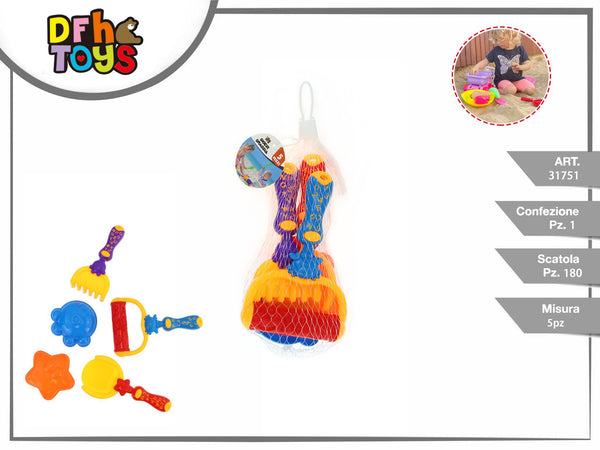 GIOCHI SPIAGGIA 5 pz