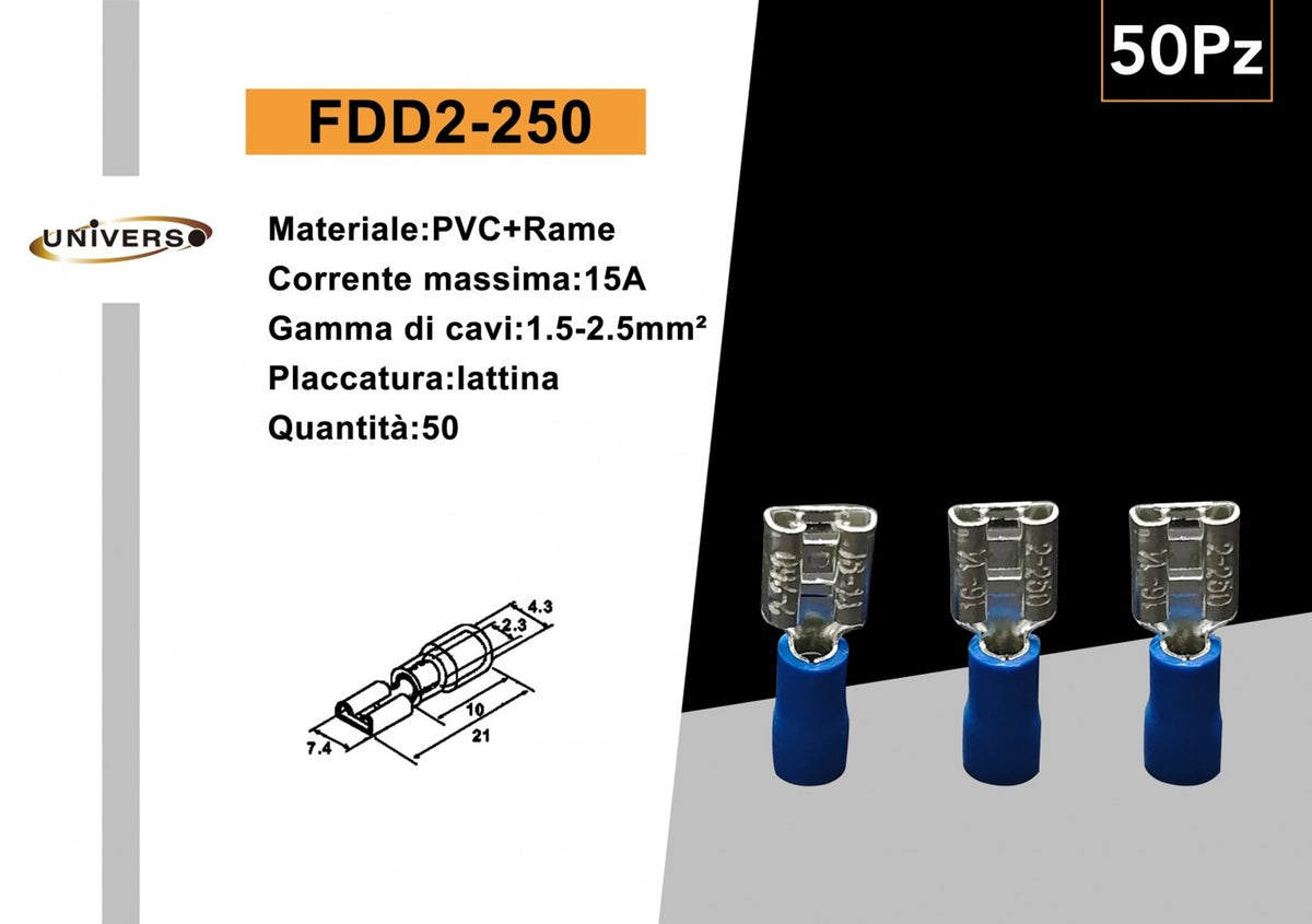 Morsetti e connettori elettrici – FDD2-250