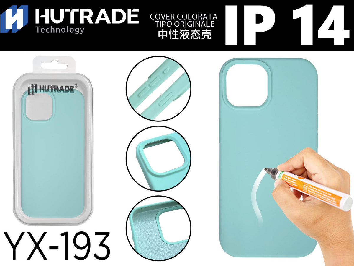 YX-193 COVER COLORATA IN GOMMA IP14 TIFFANY