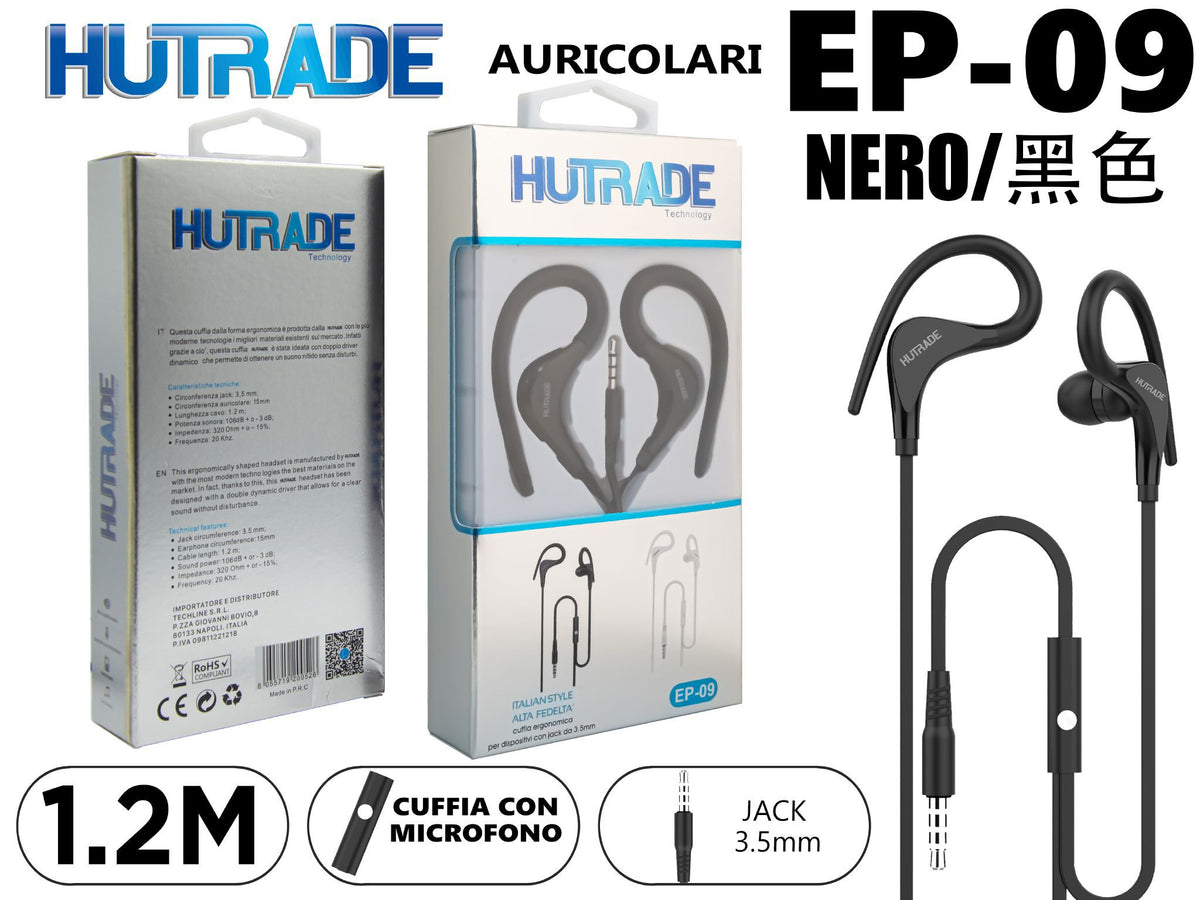 EP-09 AURICOLARE PER CELLULARE SPORTIVO