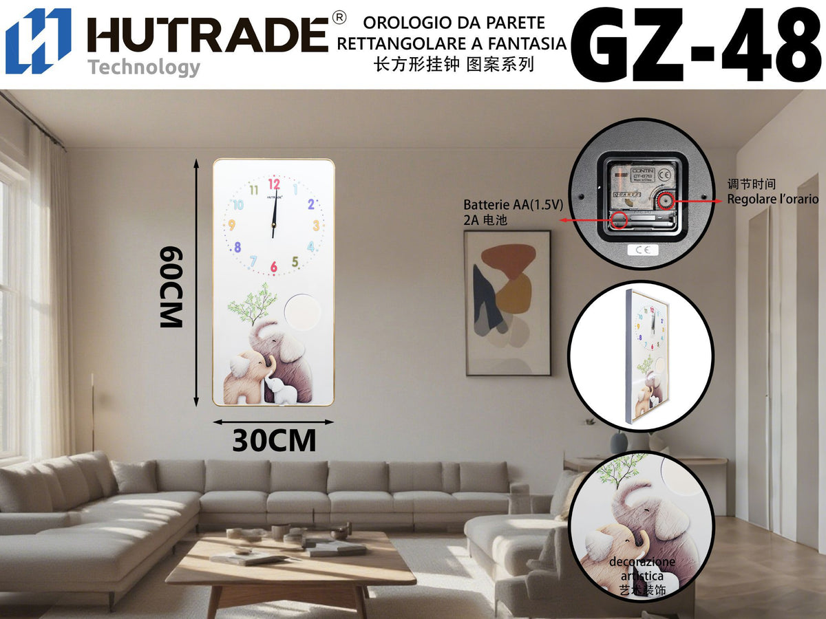 Orologio decorativo da parete GZ-48