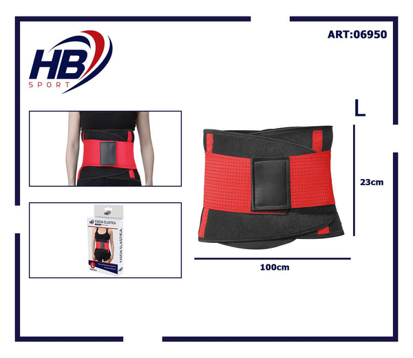 FASCIA ELASTICA 23 × 100 cm L-ROSSO
