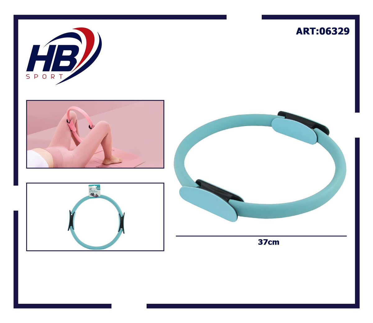 Anello da pilates-azzurro