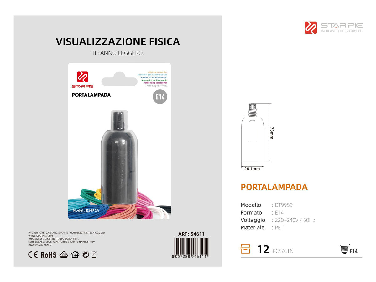 Portalampada E14 DT9959