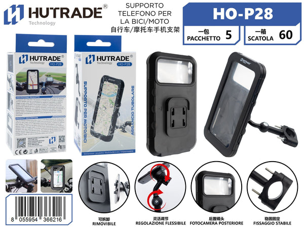 HO-P28 SUPPORTO TELEFONO PER LA BICI MOTO AD BORSA IMPERMEABILE