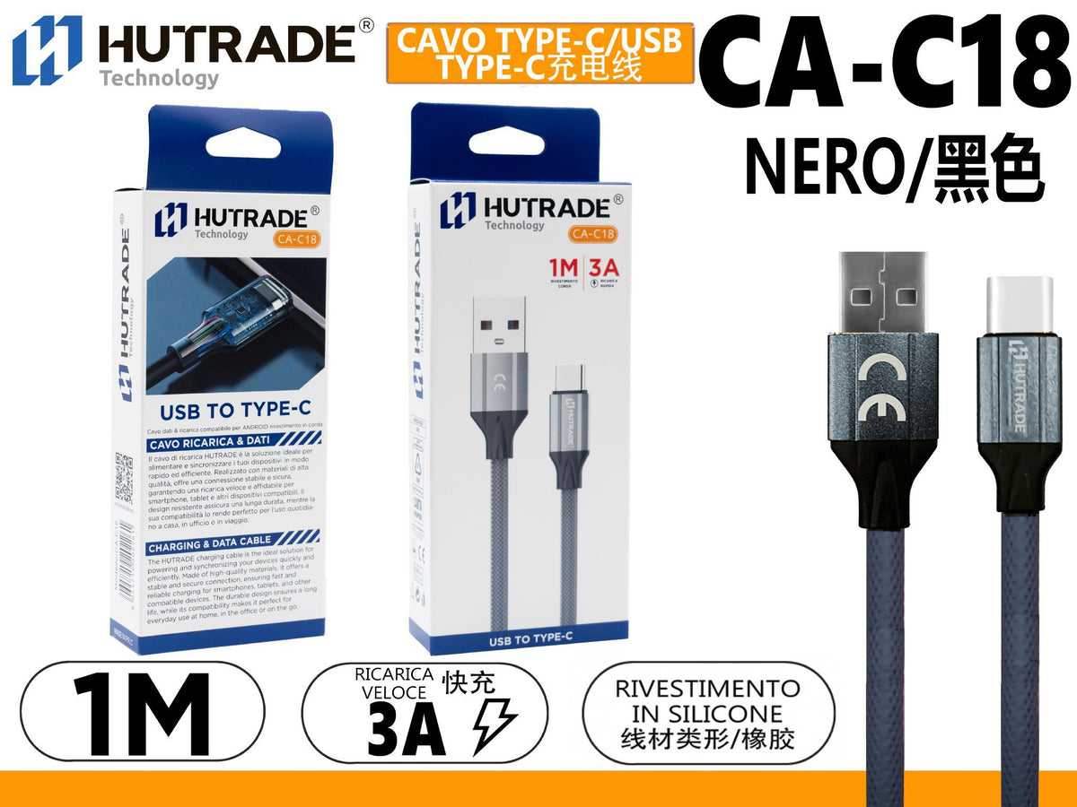 CA-C18 CAVO TYPE-C 1 METRI 3A