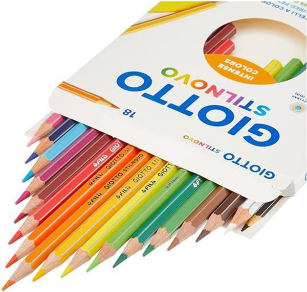 Giotto Stilnovo, confezione 18 matite colorate F278200