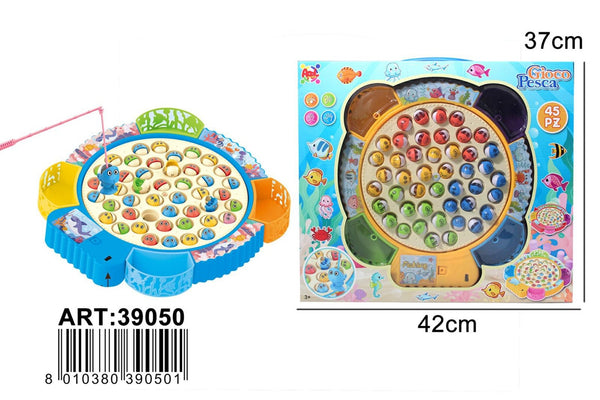 Gioco della pesca musicale, 45 pezzi AP39050