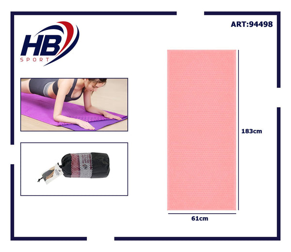 ASCIUGAMANO ANTISCIVOLO PER YOGA 183×61 cm