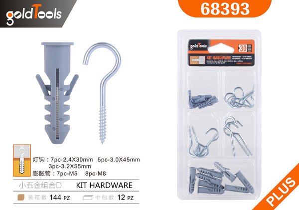 Assortimenti di ganci e tasselli – art. 68393