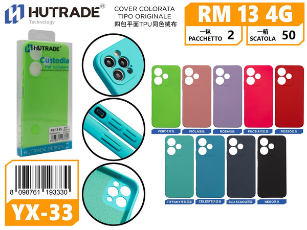 COVER COLORATA CON VELLUTO REDMI 13 4G – YX33 000820