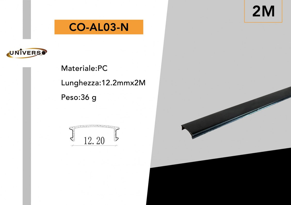 Diffusore per profilo LED – CO-AL03-N