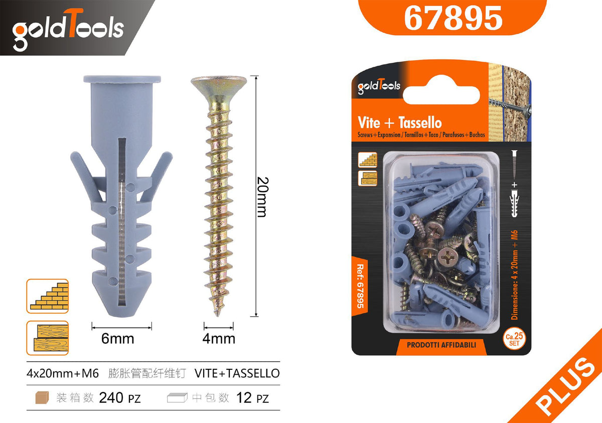 Viti con tasselli – art. 67895