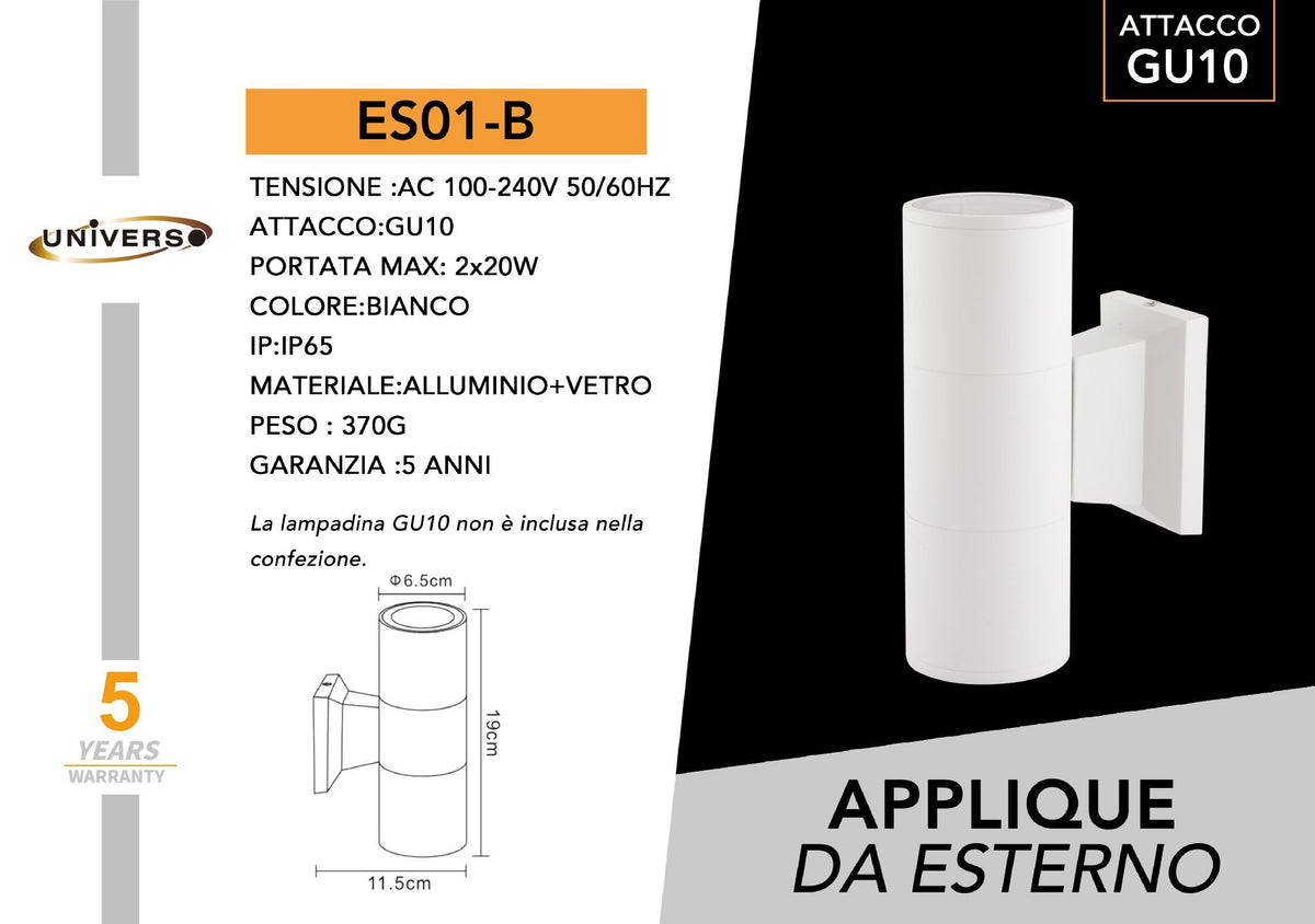 Applique da esterno – ES01-B