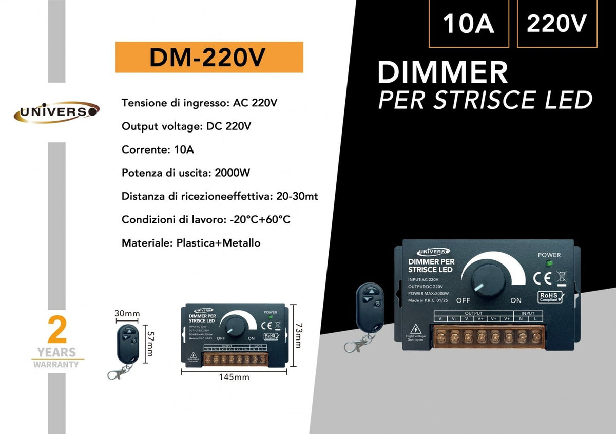 Controller per strisce LED – DM-220V