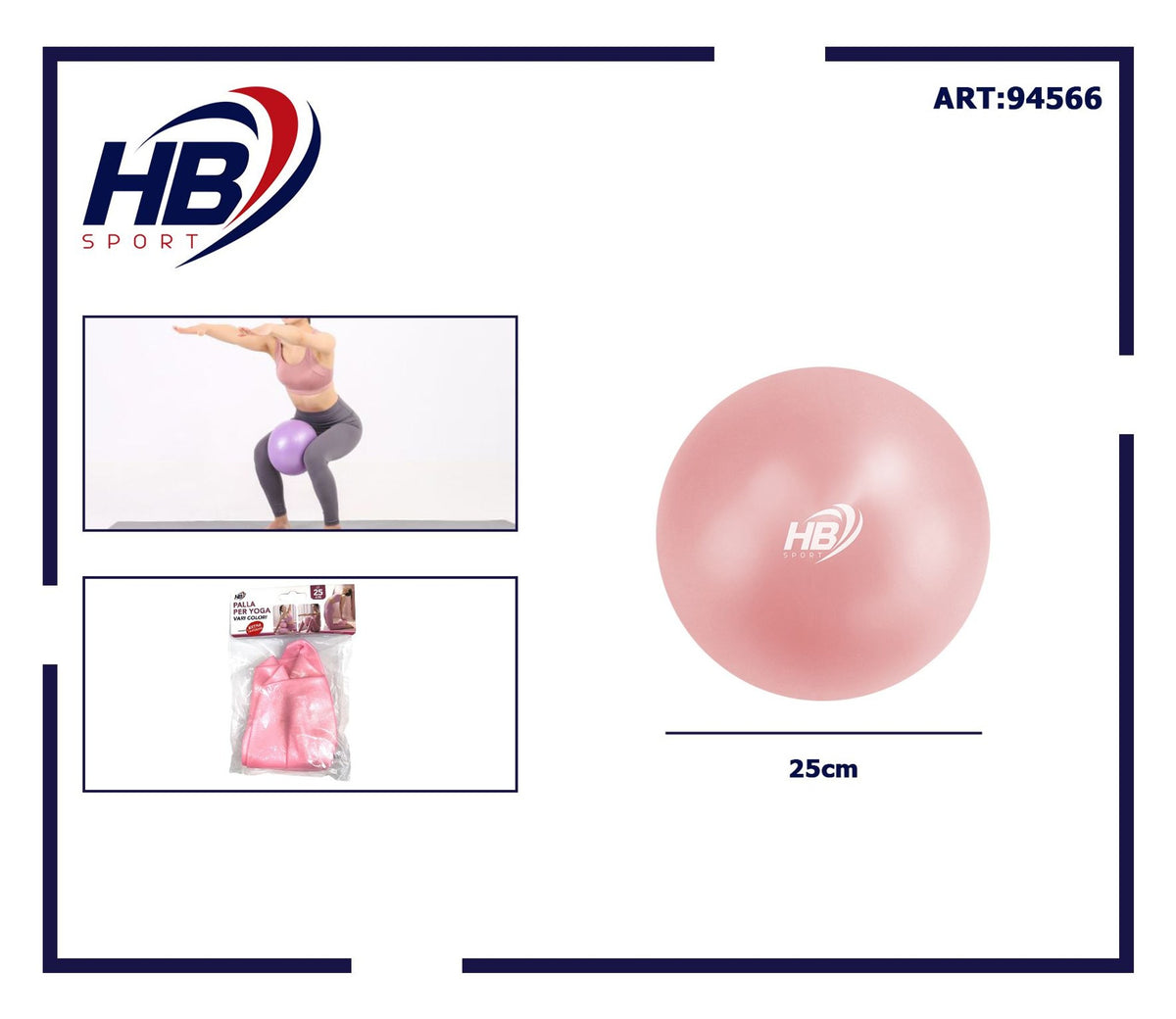 PALLA PER YOGA 25 cm