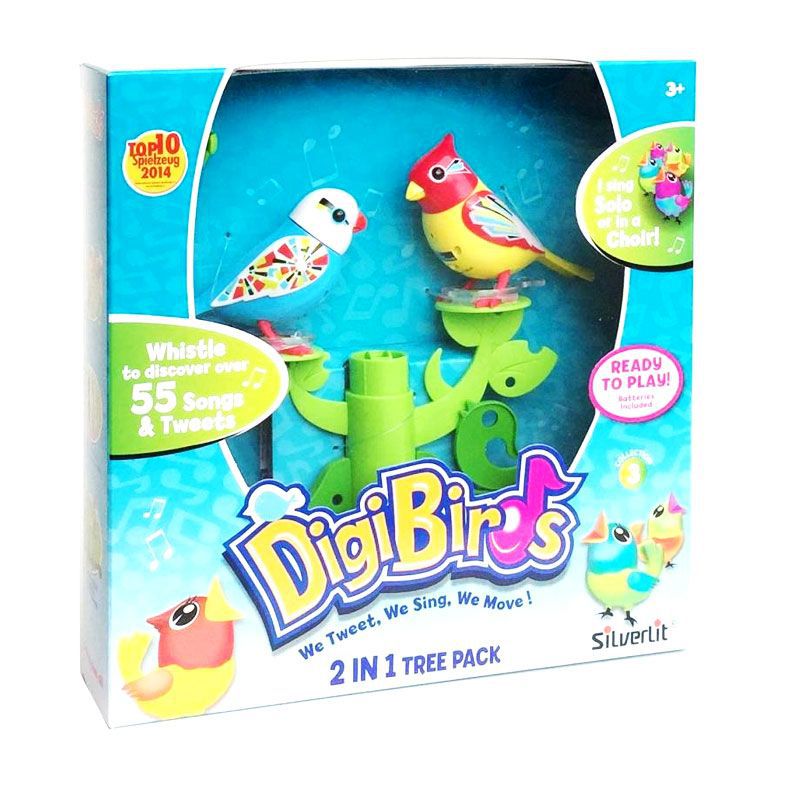 Uccellini giocattolo DigiBirds 2 in 1 Tree Pack · art. 10095
