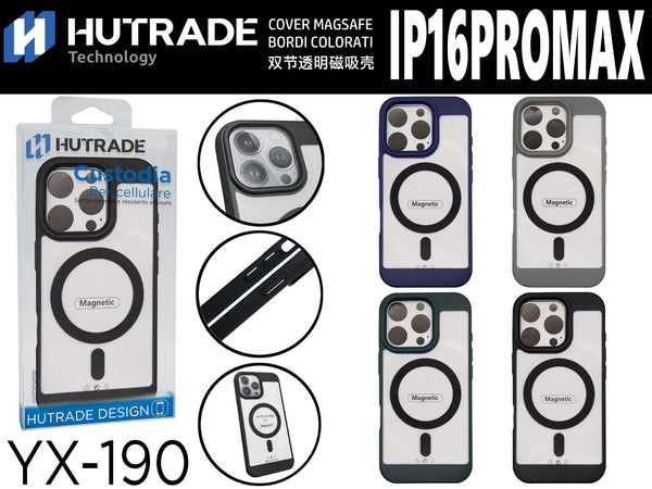 YX-190 COVER A MAGSAFE BORDI COLORATA IP16 PRO MAX