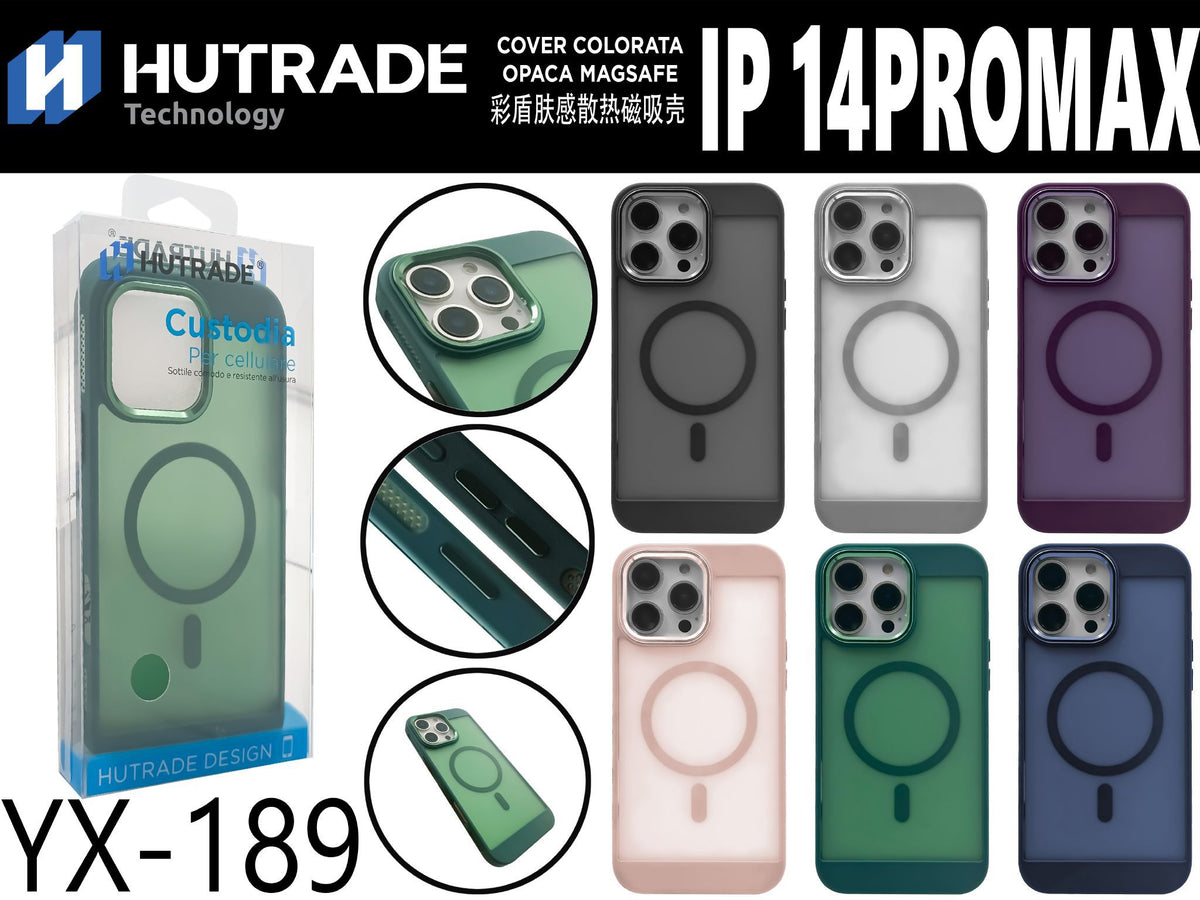 YX-189 COVER COLORATA APACA A MAGSAFE IP14 PRO MAX