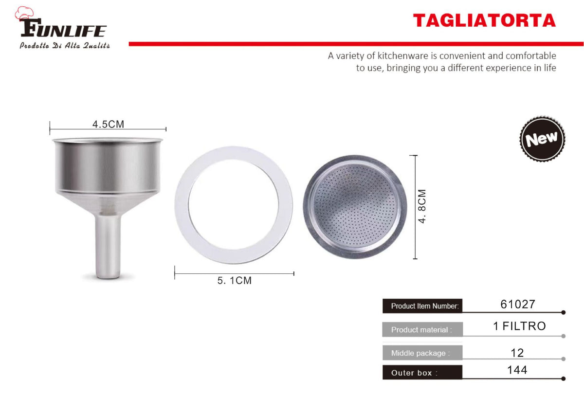 Kit di ricambi per caffettiera moka