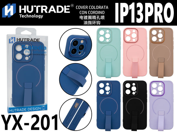 YX-201 COVER COLORATA CON LACCIOSTAND IP13PRO