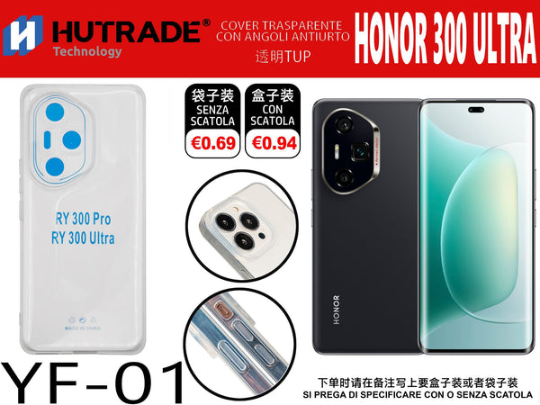 COVER TRASPARENTE HONOR 300 ULTRA – YF01 011933