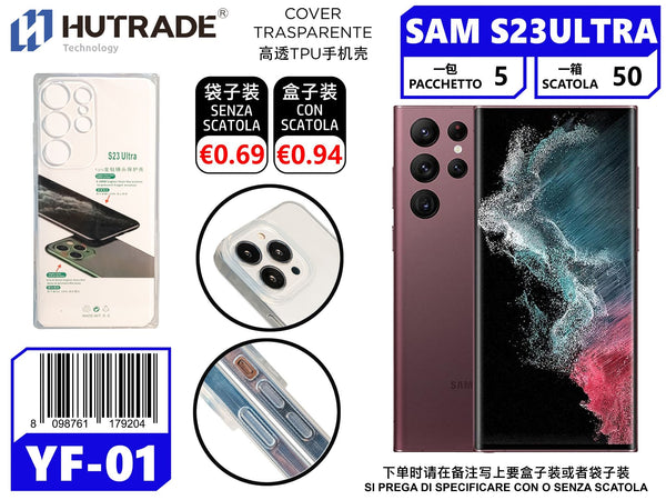 COVER TRASPARENTE S23 ULTRA 5G – YF01 011768