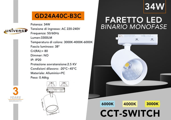 Lampada Da Pista Universo – GD24A40C-B3C