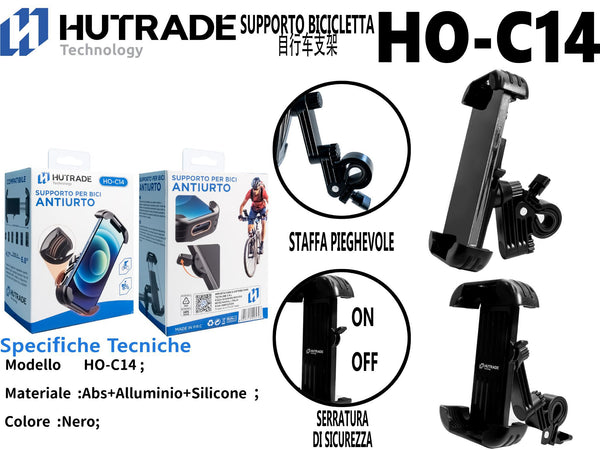 SUPPORTO TELEFONO PER BICICLETTA HO-C14