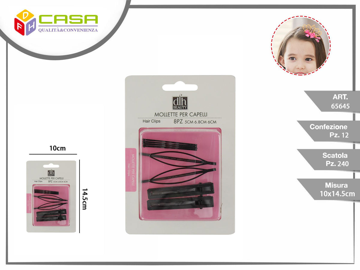 MOLLETTE PER CAPELLI 8 pz