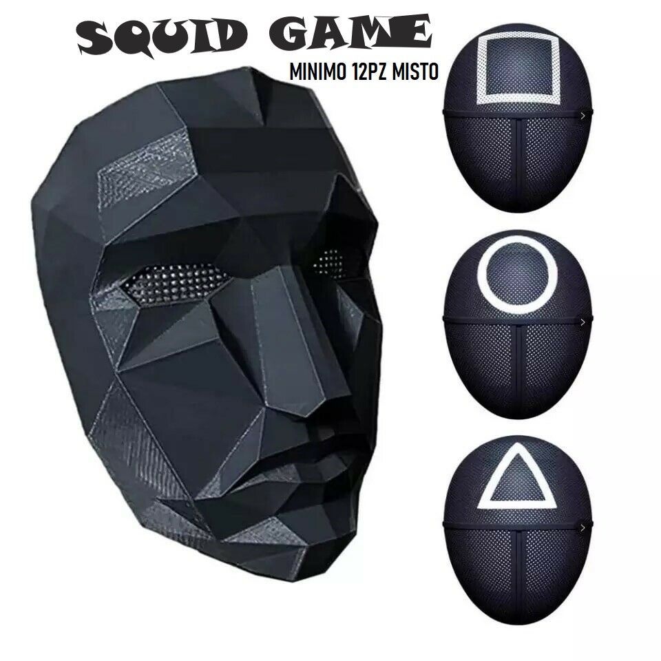 Maschera Squid Game assortita