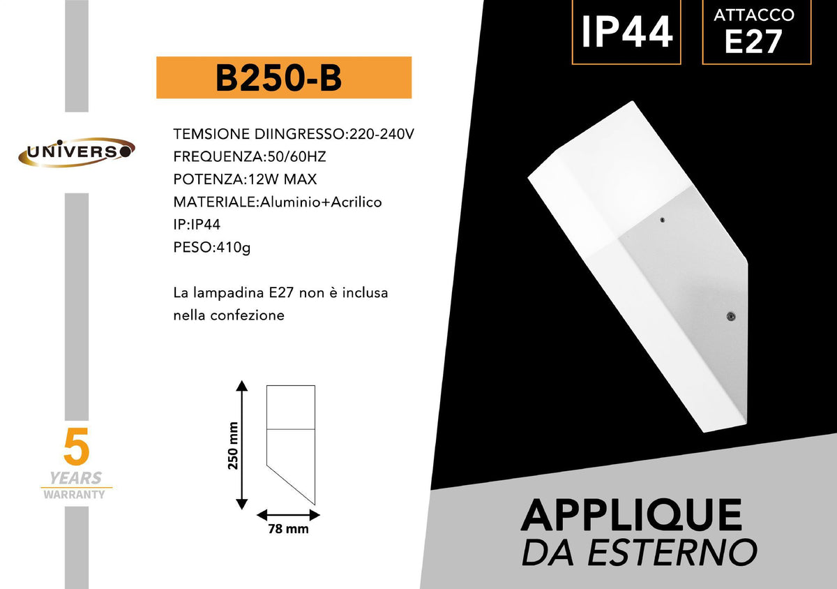 Applique da esterno – B250-B