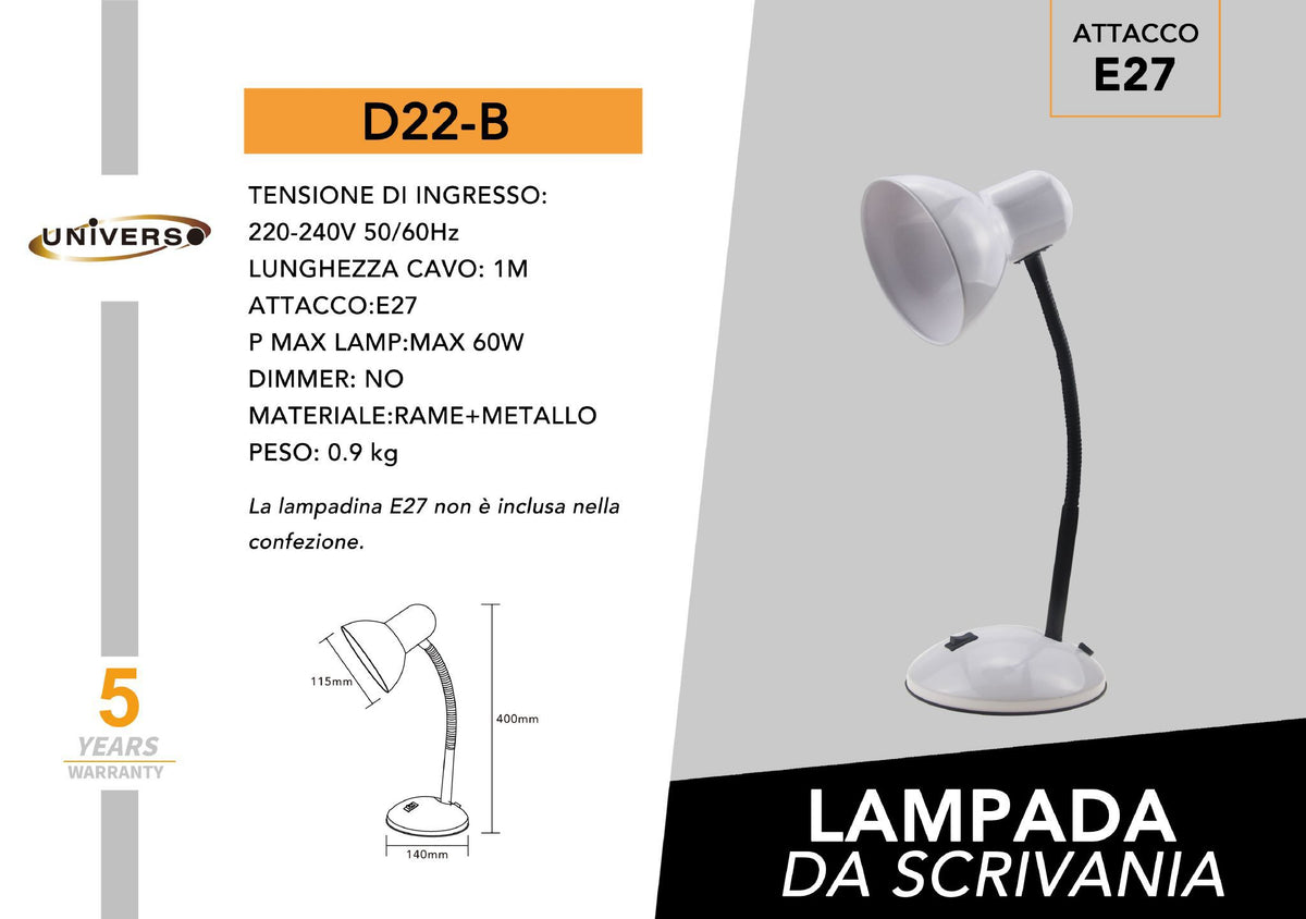 Lampada da tavolo – D22-B