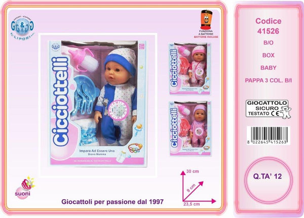 Baby Pappa, bambolotto con suoni e accessori LIP41526