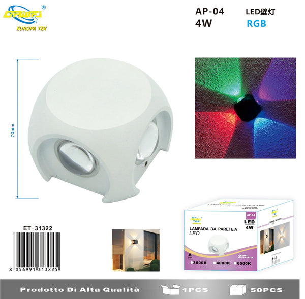Applique da esterno AP-04, 4 W