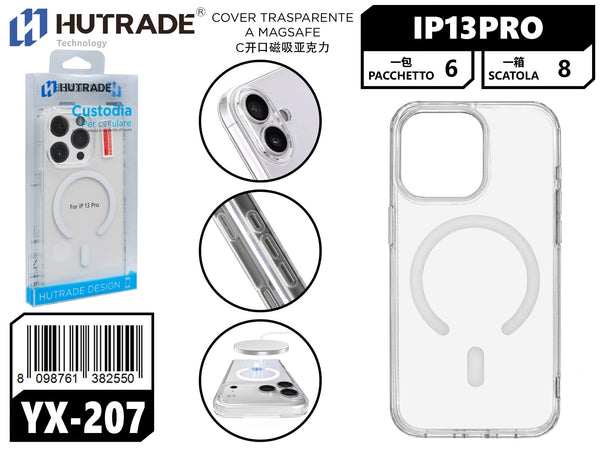 YX-207 COVER TRASPARENTE A MAGSAFE IP13 PRO