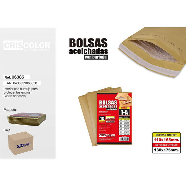 Busta imbottita no1 100x165mm