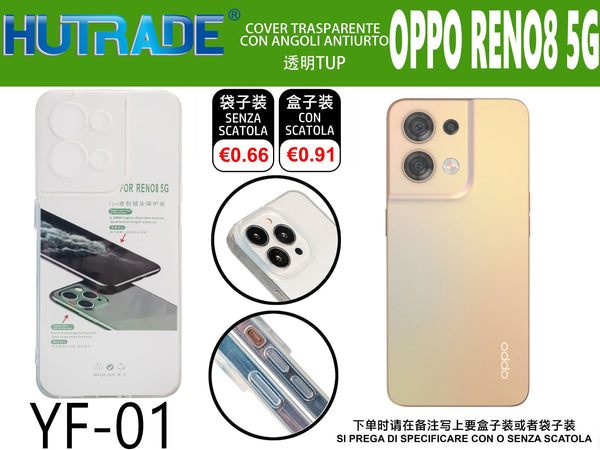 COVER TRASPARENTE RENO 8 – YF01 011757