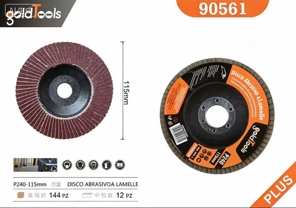 Dischi abrasivi lamellari GoldTools