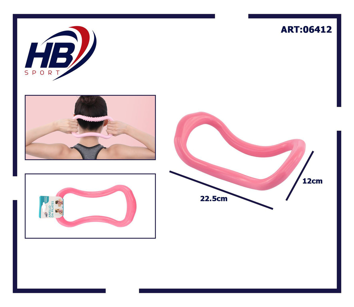 ANELLO DA PILATES 12 × 22.5 cm