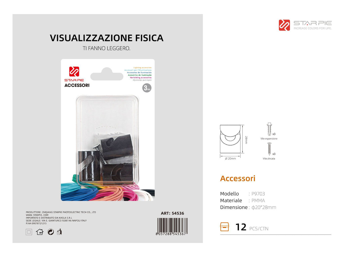 Accessori di montaggio per lampade