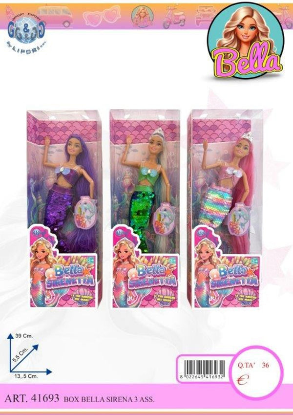 Bella Sirenetta, bambola sirena assortita LIP41693