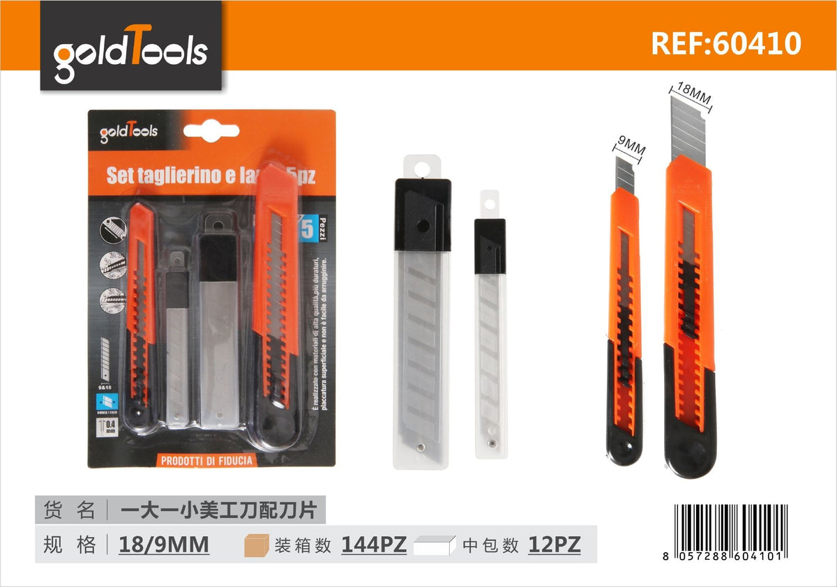 Set di cutter e lame · Art. 60410