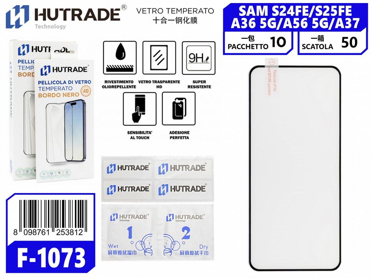 PELLICOLA DI VETRO 4D 10 IN 1 SAM S24FE/S25FE/A36 5G/A56 5G/A37
