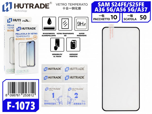 PELLICOLA DI VETRO 4D 10 IN 1 SAM S24FE/S25FE/A36 5G/A56 5G/A37