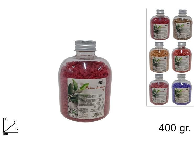 PIETRISCO PROFUMATO IN BOTTIGLIETTA 400 gr ASS M+C/ESPRE/LAV/VAN/FRB/M+K