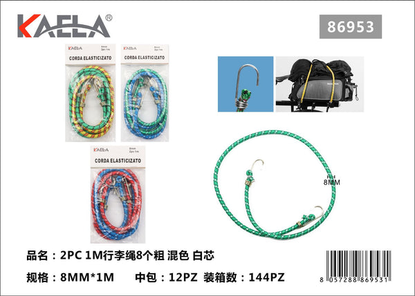 Corde elastiche di fissaggio 8MM – art. 86953