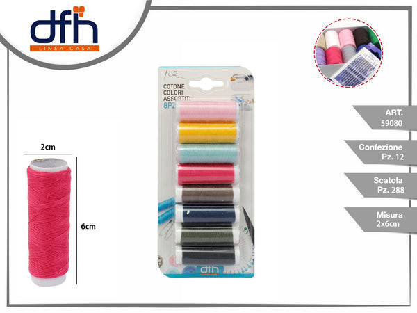 COTONE COLORI ASSORTITI 8 pz